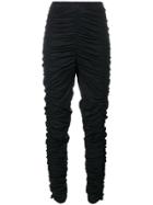 Molly Goddard Black Derek Gathered Leggings