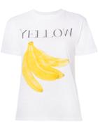 Ganni Banana Print Harway T Shirt - White