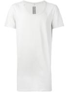 Rick Owens Long Length T-shirt, Men's, Size: Large, Grey, Cotton