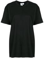 Area Perforated T-shirt - Black