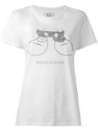 Zoe Karssen Printed T-shirt, Women's, Size: Medium, White, Cotton