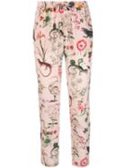 Red Valentino Drawstring Tapered Trousers - Pink