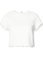 Short Cap Sleeve Top - Women - Polyester/spandex/elastane - 4, White, Polyester/spandex/elastane, Rebecca Taylor