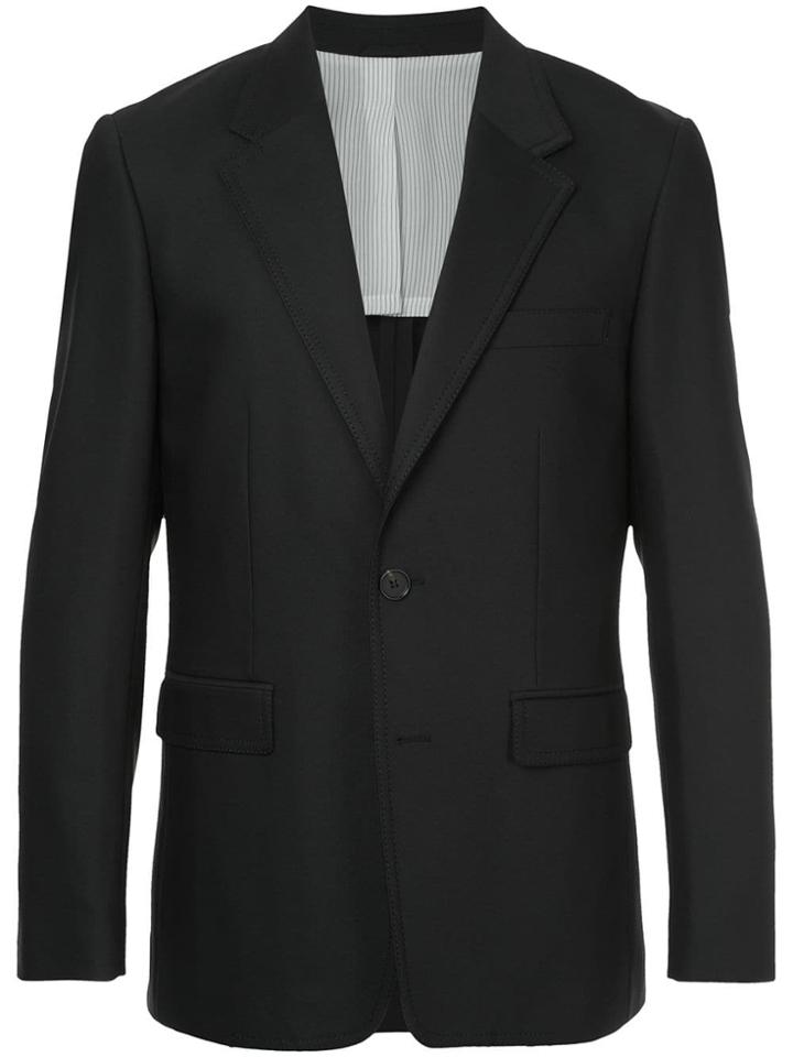 Ck Calvin Klein Tailored Fitted Blazer - Black
