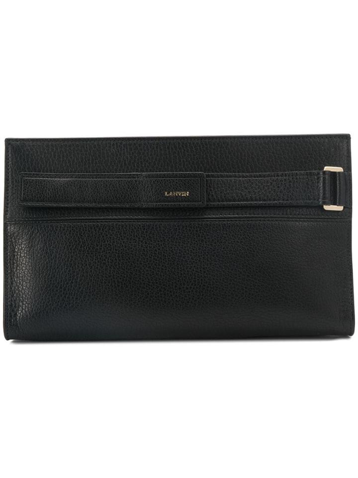 Lanvin Réglisse Clutch Bag - Black