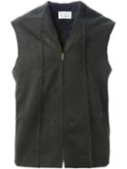 Maison Margiela Vintage '0/10' Denim Gilet, Men's, Size: Medium, Black