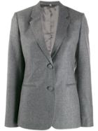 Helmut Lang Flannel Shrunken Blazer - Grey