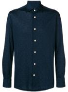Kiton Long-sleeve Fitted Shirt - Blue