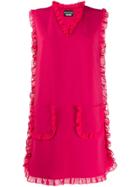 Boutique Moschino Ruffle Trimmed Dress - Pink