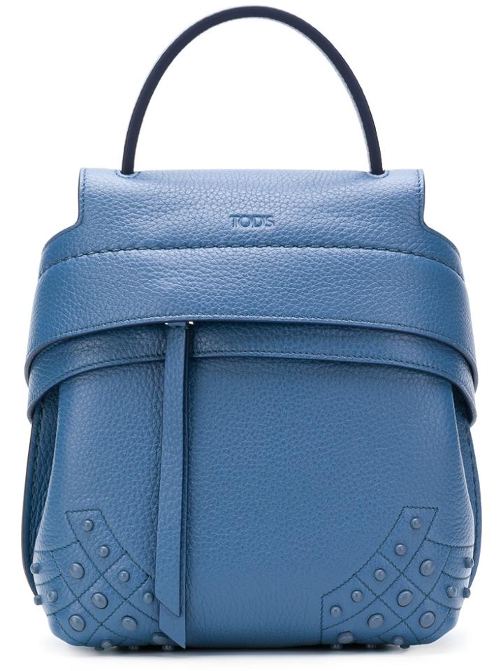 Tod's Wave Medium Backpack - Blue