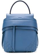 Tod's Wave Medium Backpack - Blue
