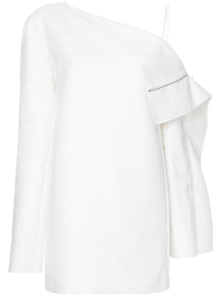 Dion Lee - Axis Folded Dress - Women - Cotton/polyamide - 6, White, Cotton/polyamide
