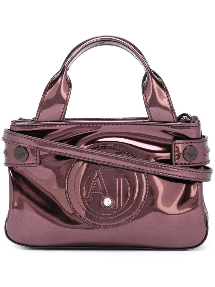 Armani Jeans Metallic Small Tote