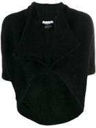 Société Anonyme Cropped Open Cardigan - Black