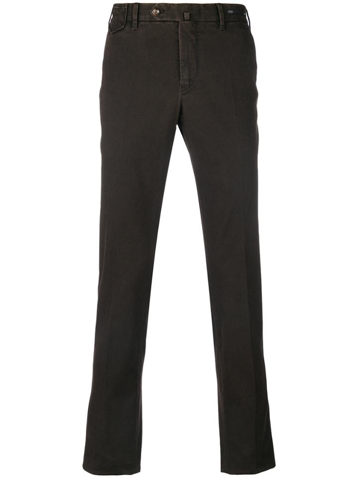 Pt01 Chino Trousers - Brown