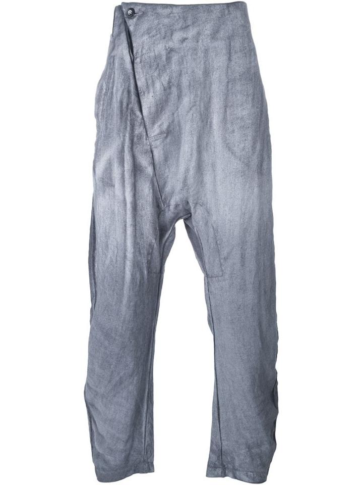 Lost & Found Ria Dunn 'flight' Asymmetric Fastening Drop-crotch Trousers