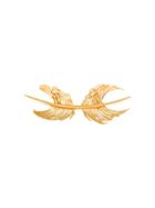 Paco Rabanne Feather Cast Brooch - Metallic