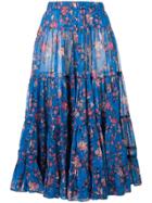 Isabel Marant Étoile Elfa Iconic Printed Skirt - Blue