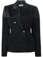 Jean Paul Gaultier Shiny Panel Fitted Blazer