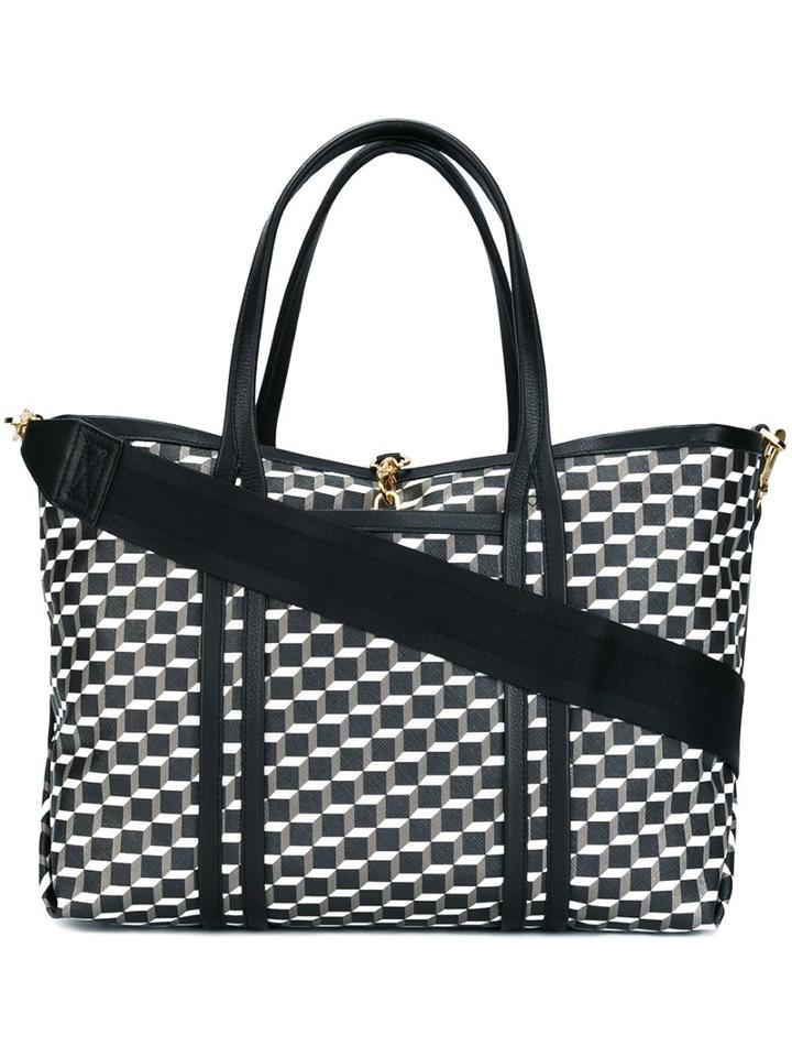 Pierre Hardy 'polycube' Tote, Women's, Black, Pvc/leather