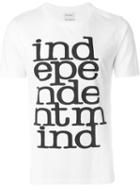Paul Smith 'independent Mind' Print T-shirt, Men's, Size: Small, White, Cotton
