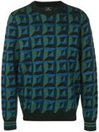 Ps By Paul Smith Geometric Jumper - Blue