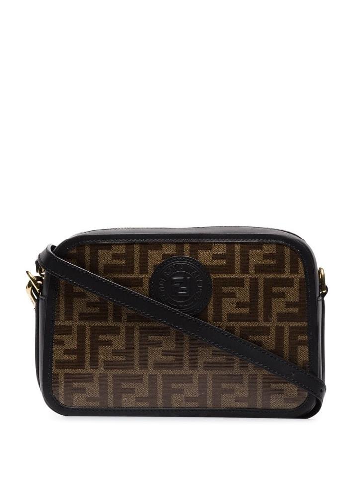 Fendi Ff Camera Crossbody Bag - Brown