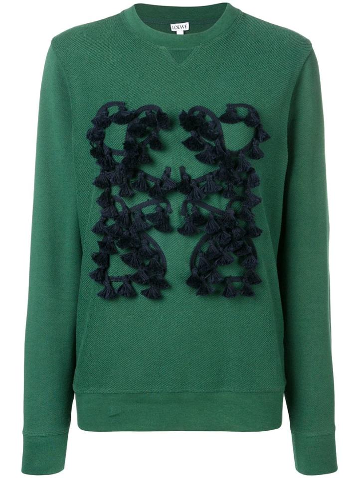 Loewe Logo Sweatshirt - Green