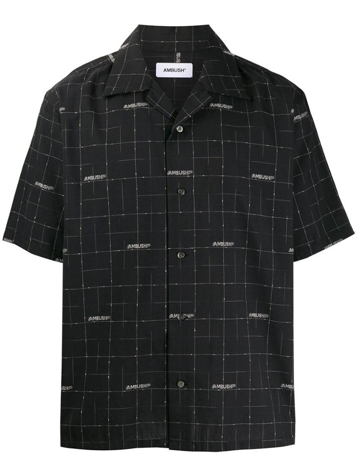 Ambush Short Sleeved Wool Shirt - Black