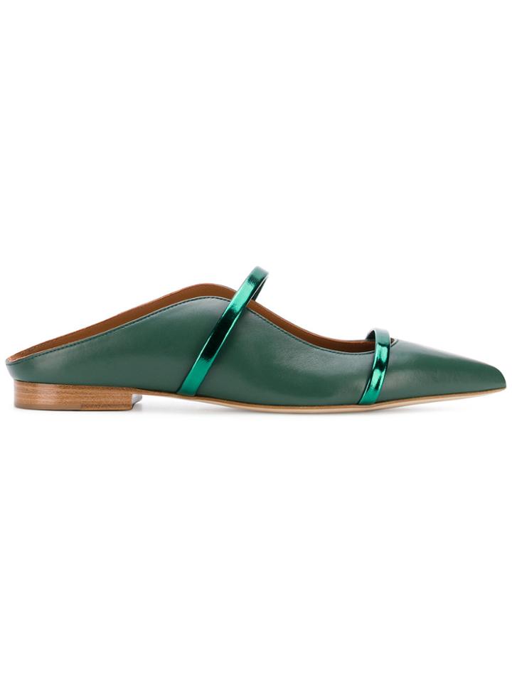 Malone Souliers Maureen Ballerinas - Green
