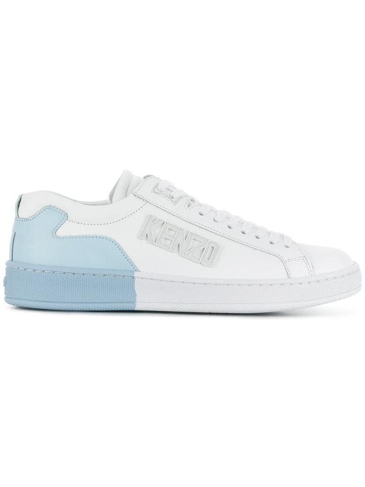 Kenzo Lace Up Sneakers F - White