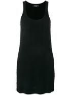Dsquared2 Sequin Stripe Mini Dress - Black