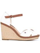 Tommy Hilfiger Textile Wedges - White