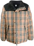 Burberry Vintage Check Puffer Jacket - Neutrals