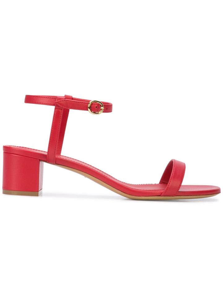 Mansur Gavriel Ankle Strap Sandal - Red