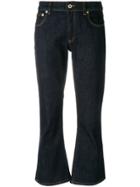 Carven Cropped Flare Jeans - Blue