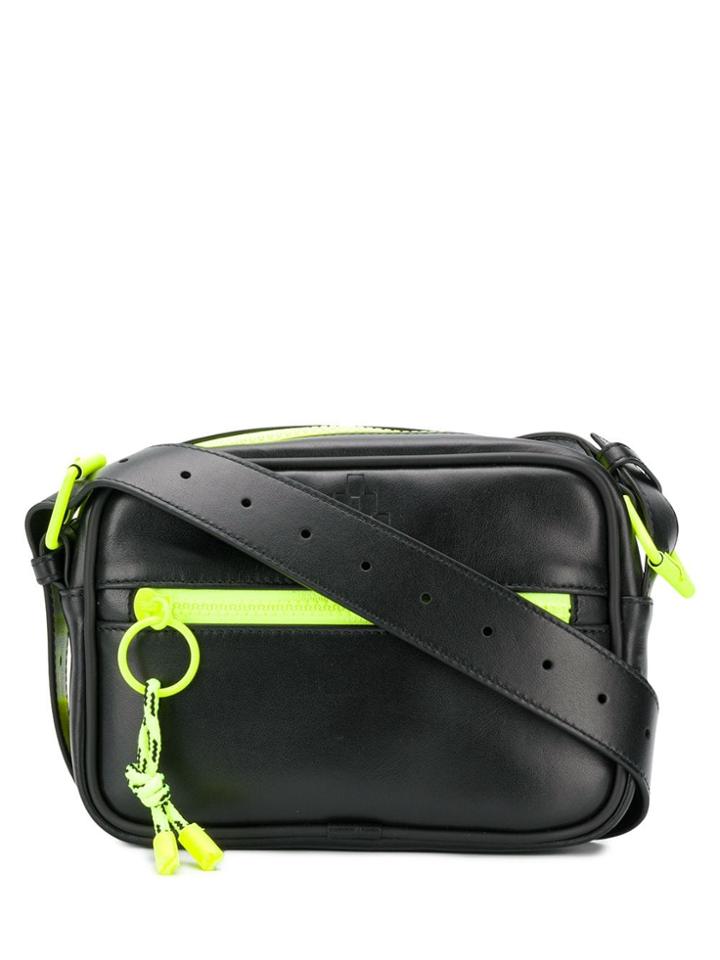 Marcelo Burlon County Of Milan Black Cross Shoulder Bag