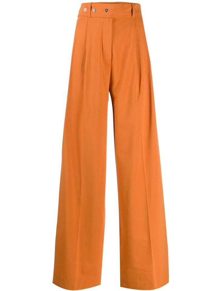 Mrz Wide-leg Trousers - Orange