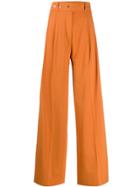 Mrz Wide-leg Trousers - Orange