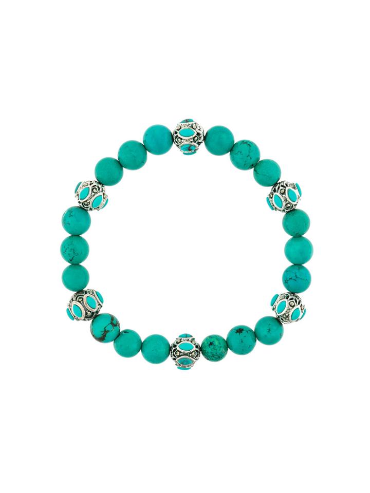 Monan Beaded Bracelet - Blue