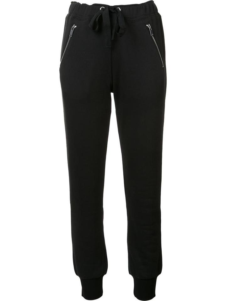 Thomas Wylde 'illusion' Track Pants, Women's, Size: Medium, Black, Polyester/modal
