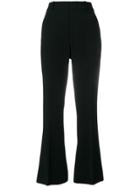 Gucci Crop Flare Tailored Trousers - Black
