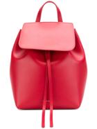Mansur Gavriel Logo Patch Backpack - Red