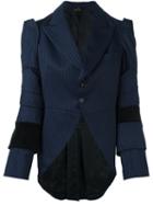Comme Des Garçons Pinstripe Long Tail Blazer