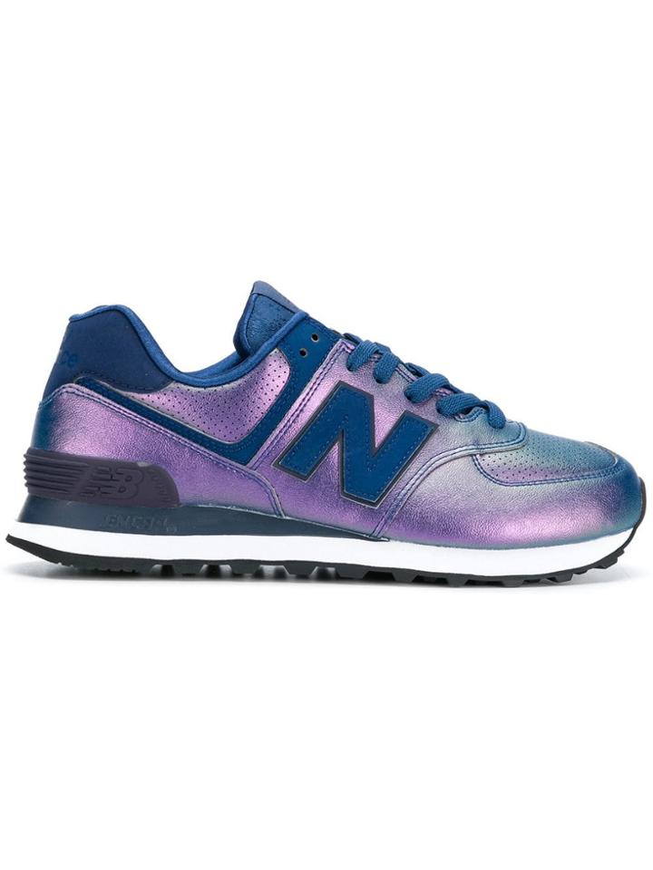 New Balance 574 Low Top Trainers - Blue
