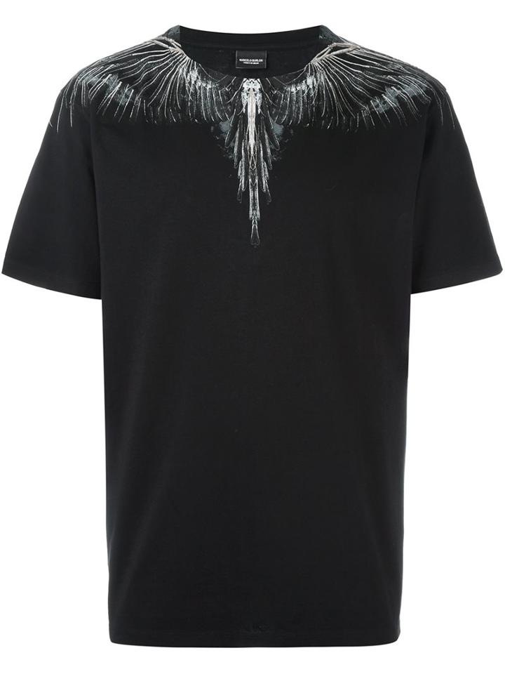 Marcelo Burlon County Of Milan 'antofalla' T-shirt, Men's, Size: Medium, Black, Cotton