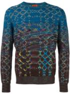 Missoni Crew Neck Jumper, Men's, Size: 48, Wool