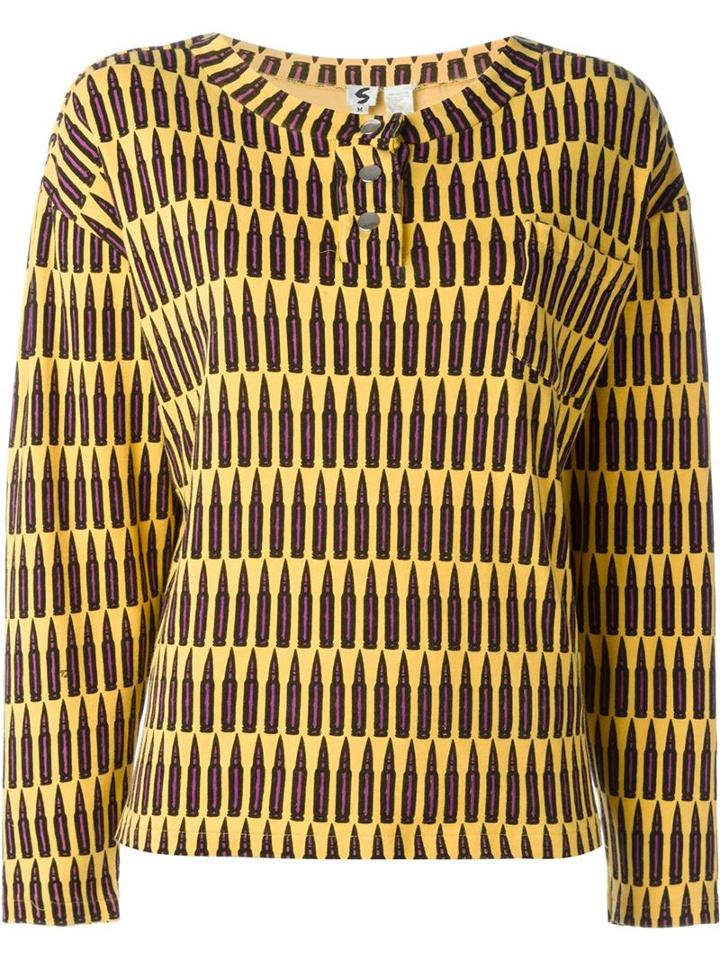 Stephen Sprouse Vintage Bullet-print Sweater