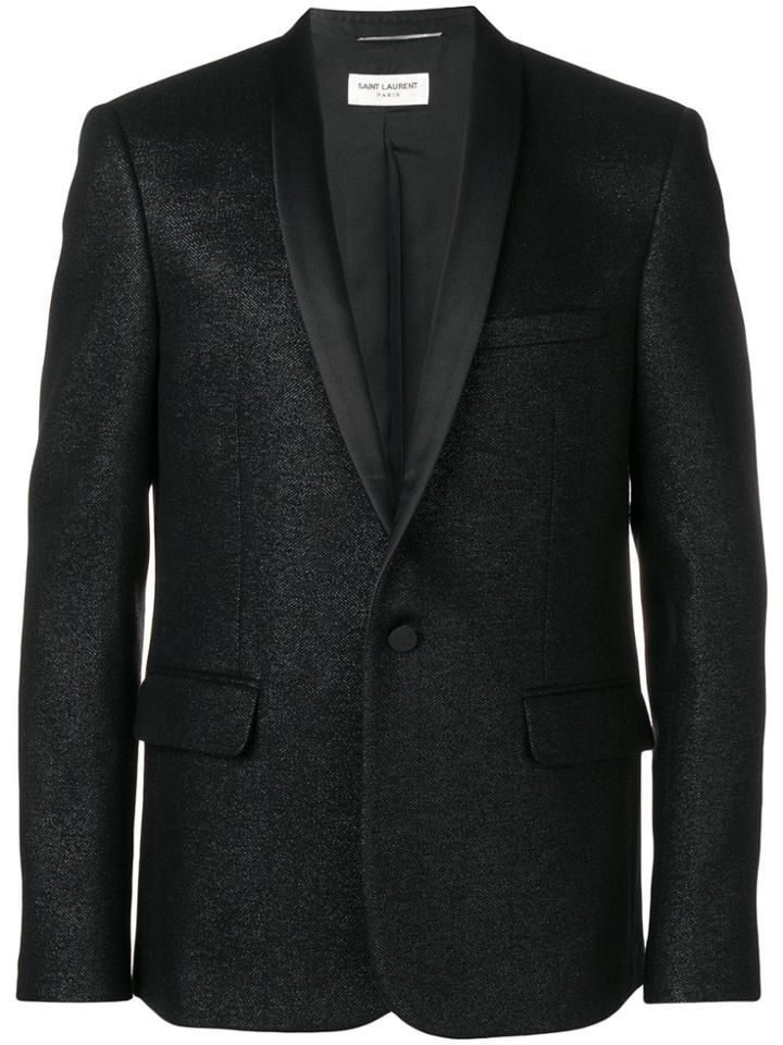 Saint Laurent Lurex Dinner Jacket - Black