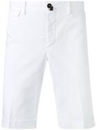 Pt01 - Cuffed Shorts - Men - Cotton/spandex/elastane - 52, White, Cotton/spandex/elastane
